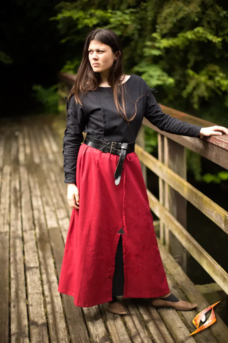 Battle Skirt - Dark Red - Medium